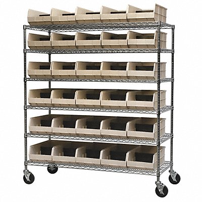 Mobile Bin Shelving and Pick Racks image